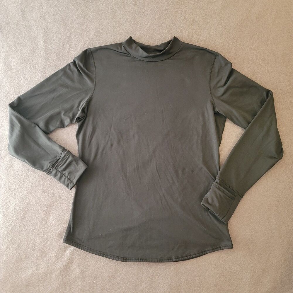 Cuddl Duds Women’s Large Top Black Long Sleeve Climate Right Plush Warmth Shirt